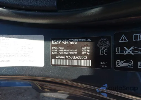 2018 BMW 440I xDrive from USA, damaged, VIN WBA4Z7C58JEA33503